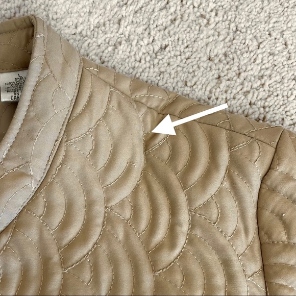 Laura Ashley Quilted Zip Up Lightweight Jacket - Picture 12 of 14